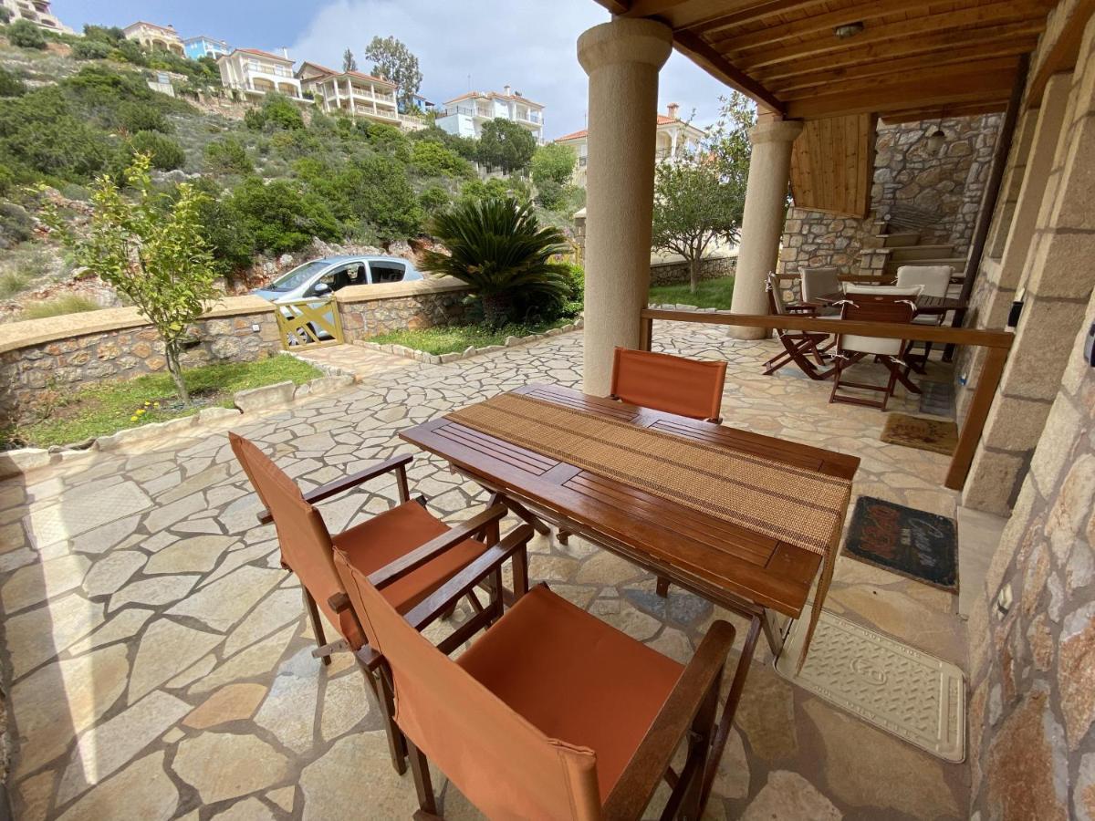 Two-Storey Mansion At The Sea Arkadiko Chorio ภายนอก รูปภาพ